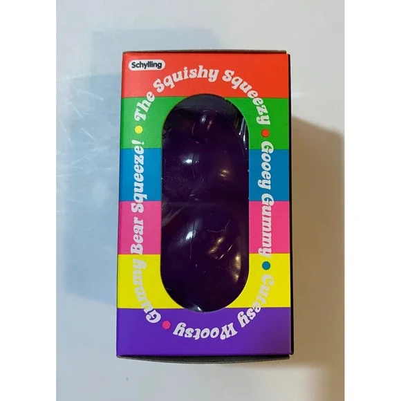 Schylling NeeDoh Gummy Bear Groovy Grape Purple Squishy Stress Toy Fidget tiktok - Picture 3 of 5